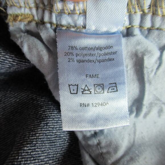 Venus Jeans Womens Size 12 L Blue Bootcut Denim Stretch Dark Wash Mid Rise Moto - Picture 8 of 9